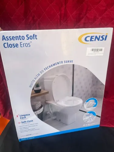 Assento Sanitário Fechamento Suave Anti Ruído - Censi