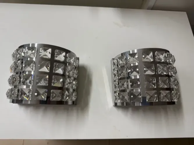 Luminária Arandelas Cristal Led