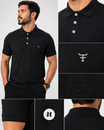 ? Gola Polos no Suedine - Qualidade Premium ?