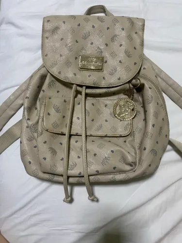 mochila rebecca bonbon bege