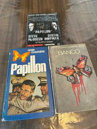 Livro Papillon / Banco / DVD original