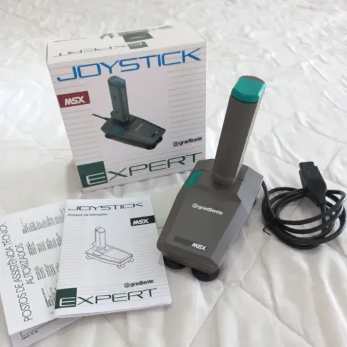 Joystick MSX Gradiente Expert c/ Lacre, Caixa e Manual