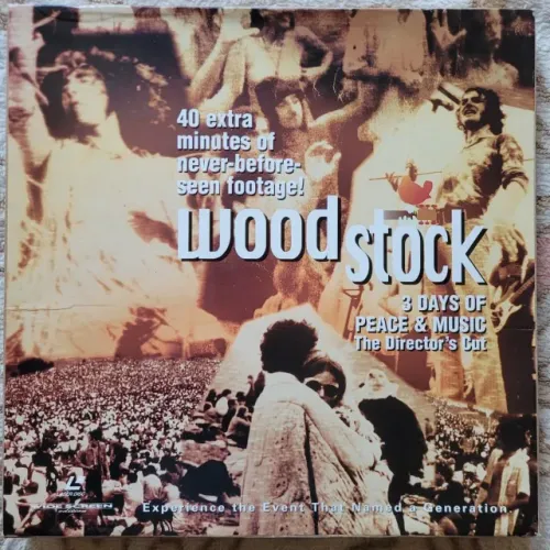 Laserdisc Box Festival Woodstock - 1970 São 3 Discos - Laser Disc