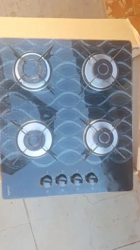 Cooktop 4 Bocas Mesa de Vidro Temperado