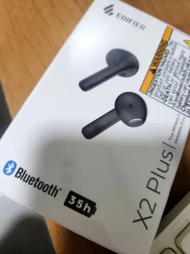 Fone Bluetooth Edifier X2 PLUS - Lacrado - Bateria 35h( 8h + 27 estojo)