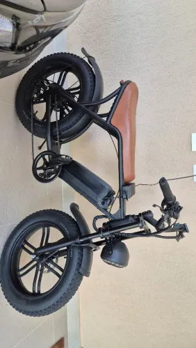 Bicicleta elétrica v8 Ouxi - 1000w com freio hidráulico