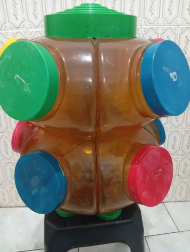 Baleiro giratório antigo