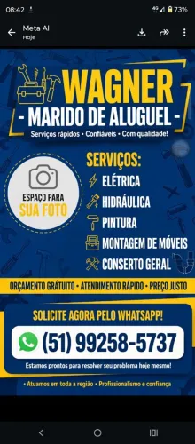 Faço serviço reparo limpeza e outros tipos de serviços