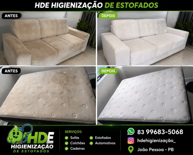 HDE - Higienização de estofados