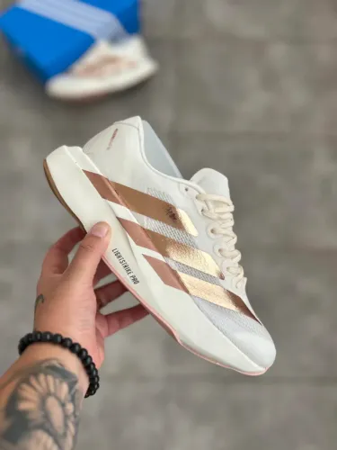 Tênis Adidas Adizero Evo SL Importado Feminino Cor: Off-White Creme Disponível 34 AO 39