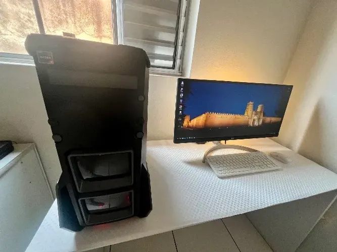 (Computador) PC Completo Ryzen 5 + GTX1060 + Monitor LG Ultrawide 29