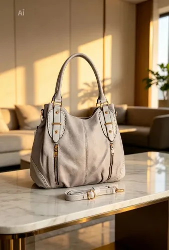 Bolsa Feminina Ricaria GG 08 Divisórias Nova