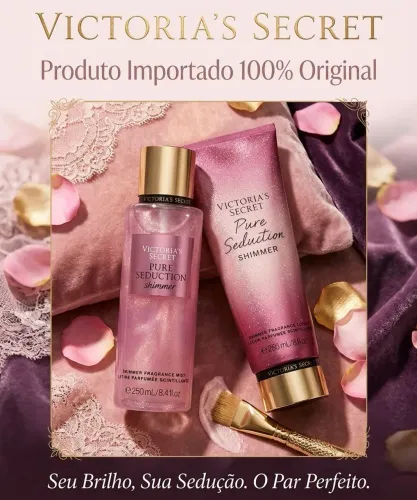 Kit Victoria's Secret (Body Splash 240ml + Creme Hidratante 236ml) Original
