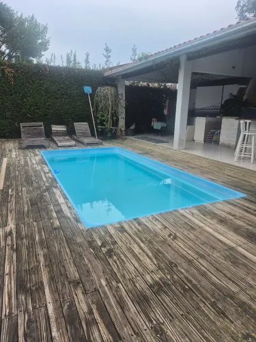 Piscina de fibra 2,65 x 5,40 otimo estado