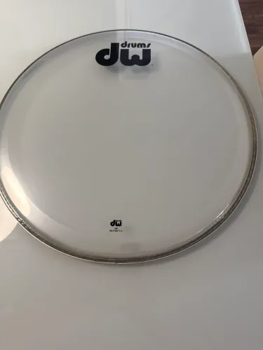 Pele Remo USA, série especial DW drums, single ply 20? com anel de abafamento Nova 