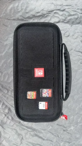 Case para Nintendo Switch + 3 jogos