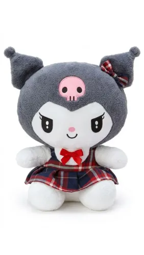 Pelúcia Kuromi 40x30 cm com Manta Infantil na Cabeça - Sanrio