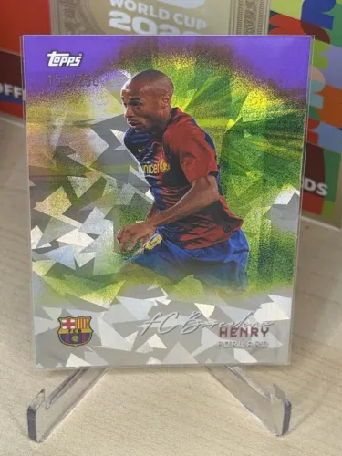 Card Topps Barcelona Thierry Henry #30 Numerado 154/250