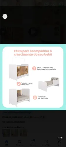 Berço 3 em 1