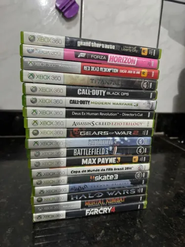 LOTE DE 18 JOGOS ORIGINAIS XBOX 360(ENVIO OLX PAY)