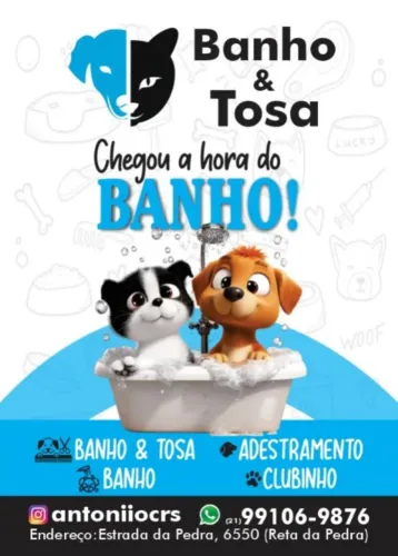 BANHO E TOSA Seu pet merece carinho, atenção e um atendimento especial.