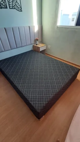 Base cama box casal