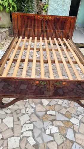 Móveis antigos vintage de madeira maciça relíquia 