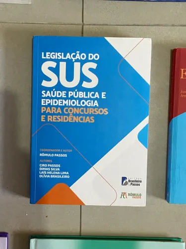 Livro Legislação do SUS, Saúde Pública e Epidemiologia - Rômulo Passos