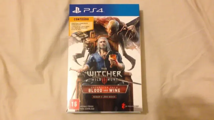 THE WITCHER 3 BLOOD AND WINE - EXPANSION PS4 -BARALHO GWENT LACRADO