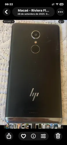 Smartfone HP Elite x3 com Windows fone raridade colecionador