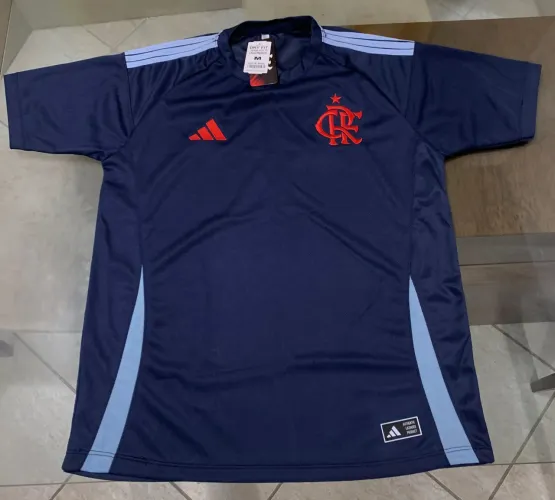 Camisa Flamengo Dry Fit Azul Marinho