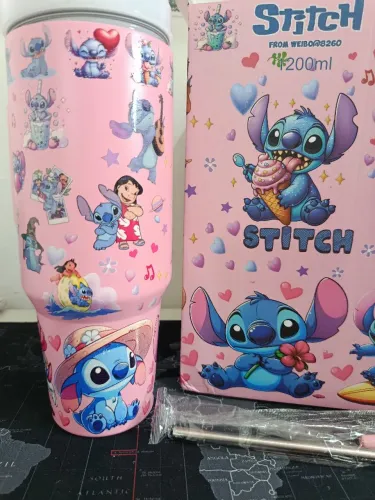Copo térmico Stitch 1200ML  / PROMOÇÃO IMPERDÍVEL 