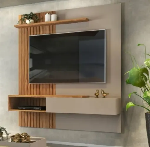 Painel P/ TV ate 65 Tito - DJ Móveis (OFERTA!) Fazemos entrega e montagem