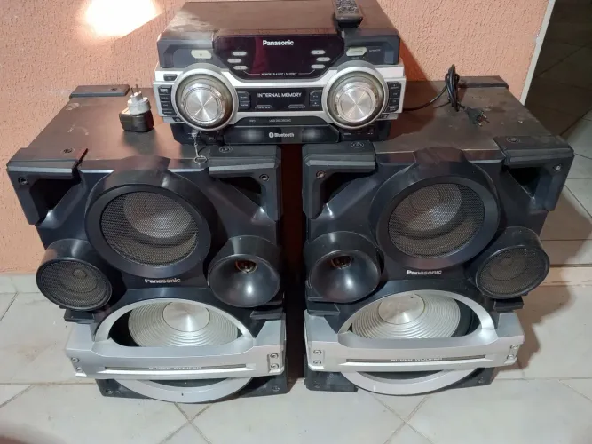 Som Panasonic com bluetooth 