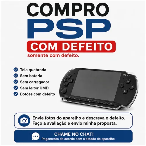 Psp com defeito