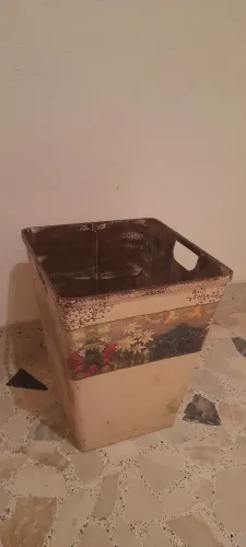 Cachepô de chapa de ferro, lindíssimo