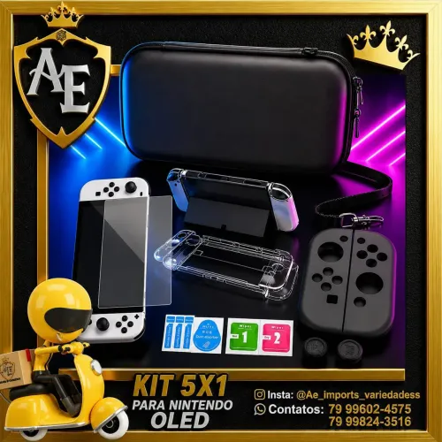 Kit 8x1 para Nintendo Swtich Oled