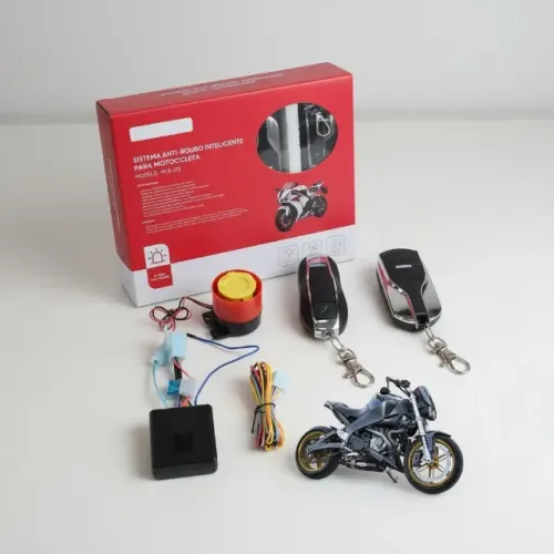 Alarme Para Moto Antifurto 2 Controles Proteção Contra Roubo