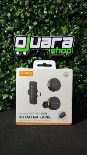 Microfone de Lapela Sem Fio