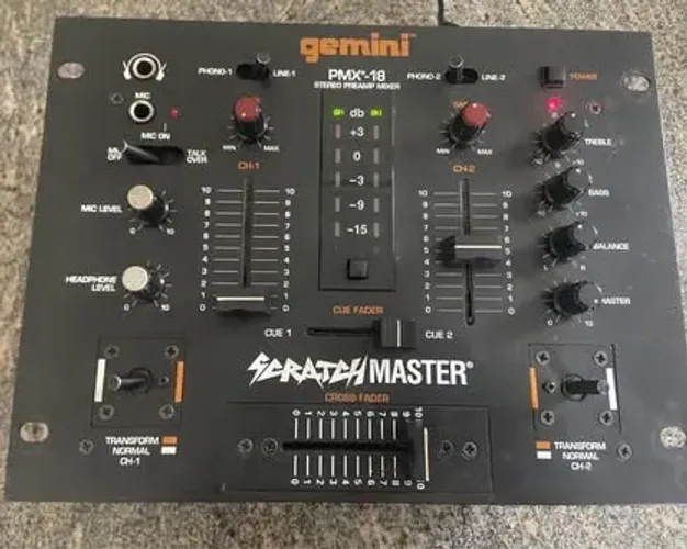 Mixer Gemini PMX-18, DJ , Som, Música, Áudio!?