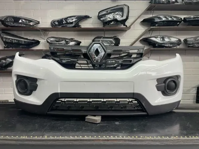 Parachoque Dianteiro Renault Kwid 2018 2022 Original Pintado Branco (Usado) - 13191