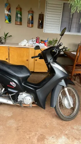 Honda biz 125cc preta fosca