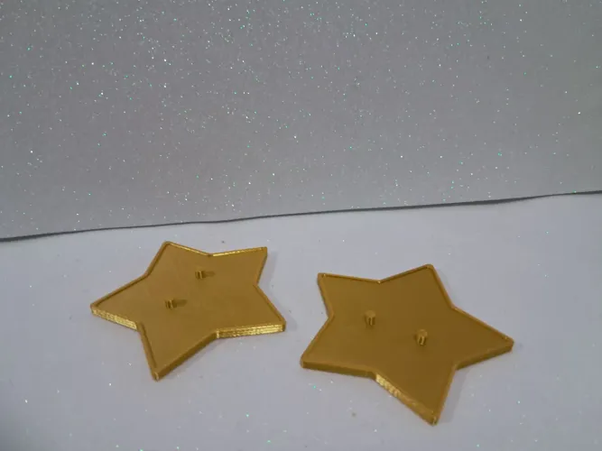 Kit 2 suportes para Boneca Bratz Estrela Impressão 3D