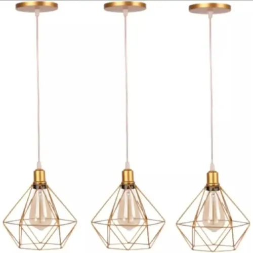 Kit três pendentes Diamantes