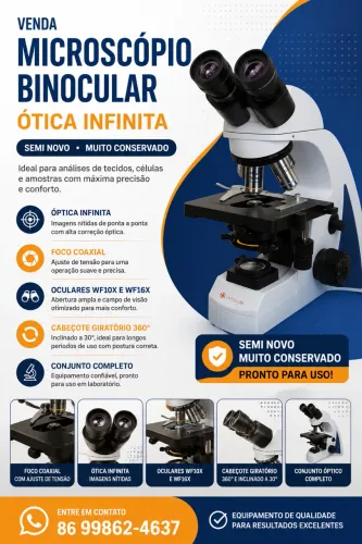 Microscopio Binocular Firstlab lente Infinita