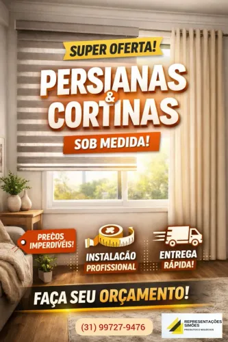 Cortinas e Persianas!