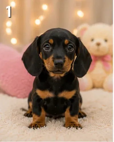 Cãozinho carinhoso e dócil Teckel/Dachshund/Salsicha/Salsichinha/Basset/Cofap