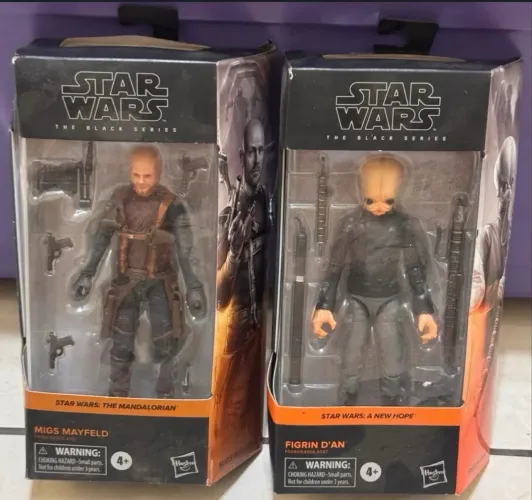 boneco articulado Migs Mayfeld da linha Star Wars The Black Series