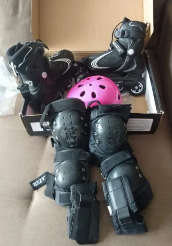 Patins + Kit Proteção