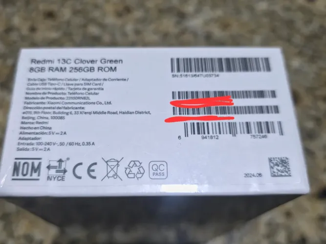 Redmi 13 c novo na caixa